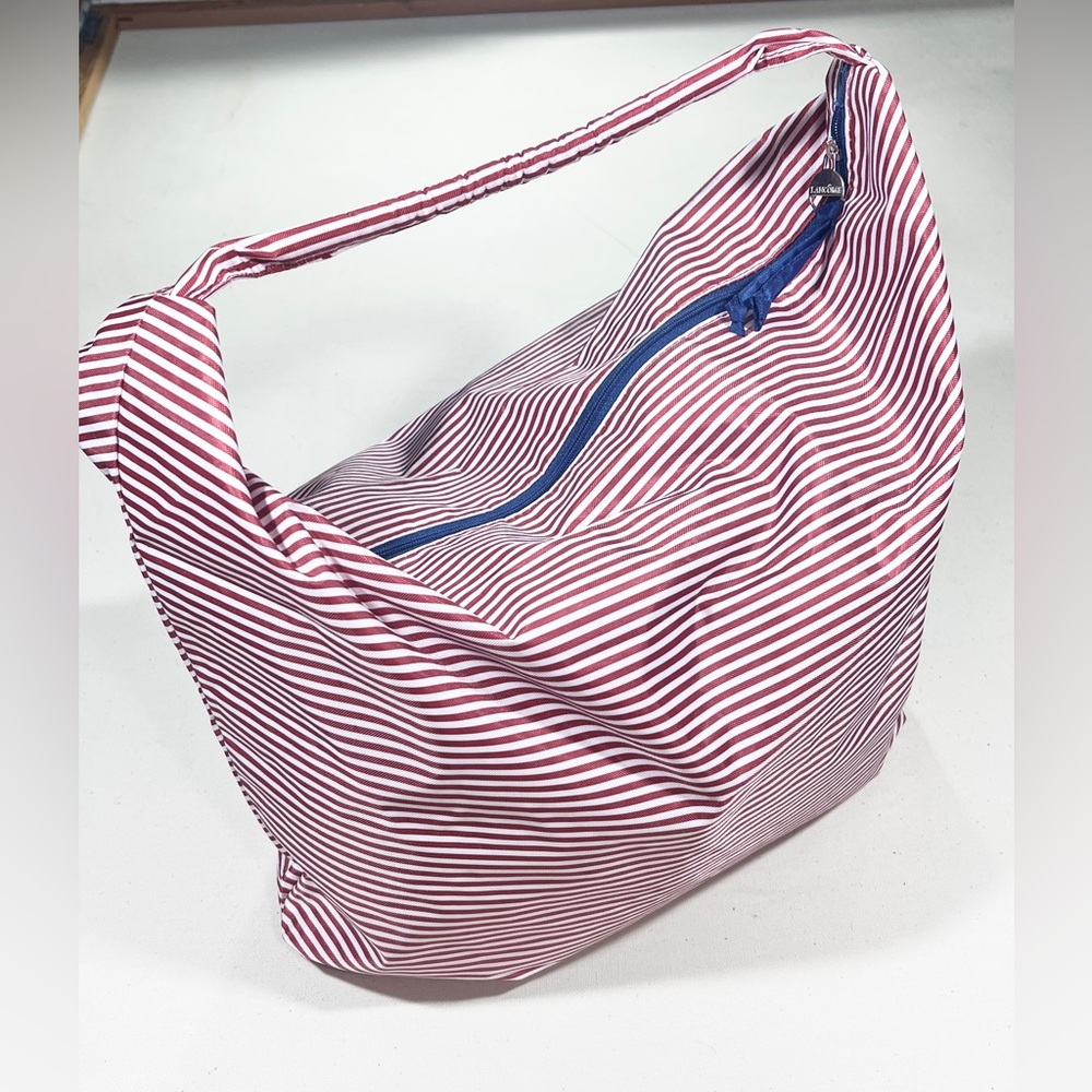 🌸 Lancome Striped Red White and Pink Tote Bag - 🌸 2/$25